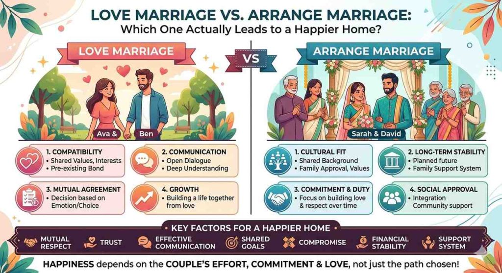  Love Marriage vs Arrange Marriage